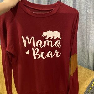 Mama Bear maternity sweatshirt